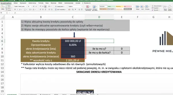 Jak obliczyć oprocentowanie lokaty w Excelu? Zbuduj swój kalkulator